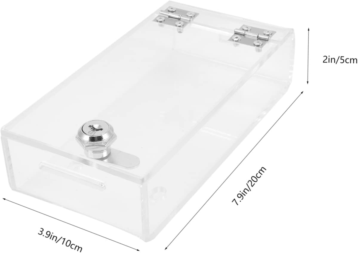 Acrylic Phone Locker Timer based phone lock box for secure device storage and screen time control
