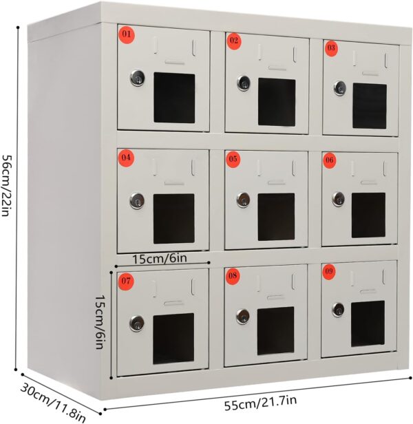 9-Slot Cell Phone Charging Locker