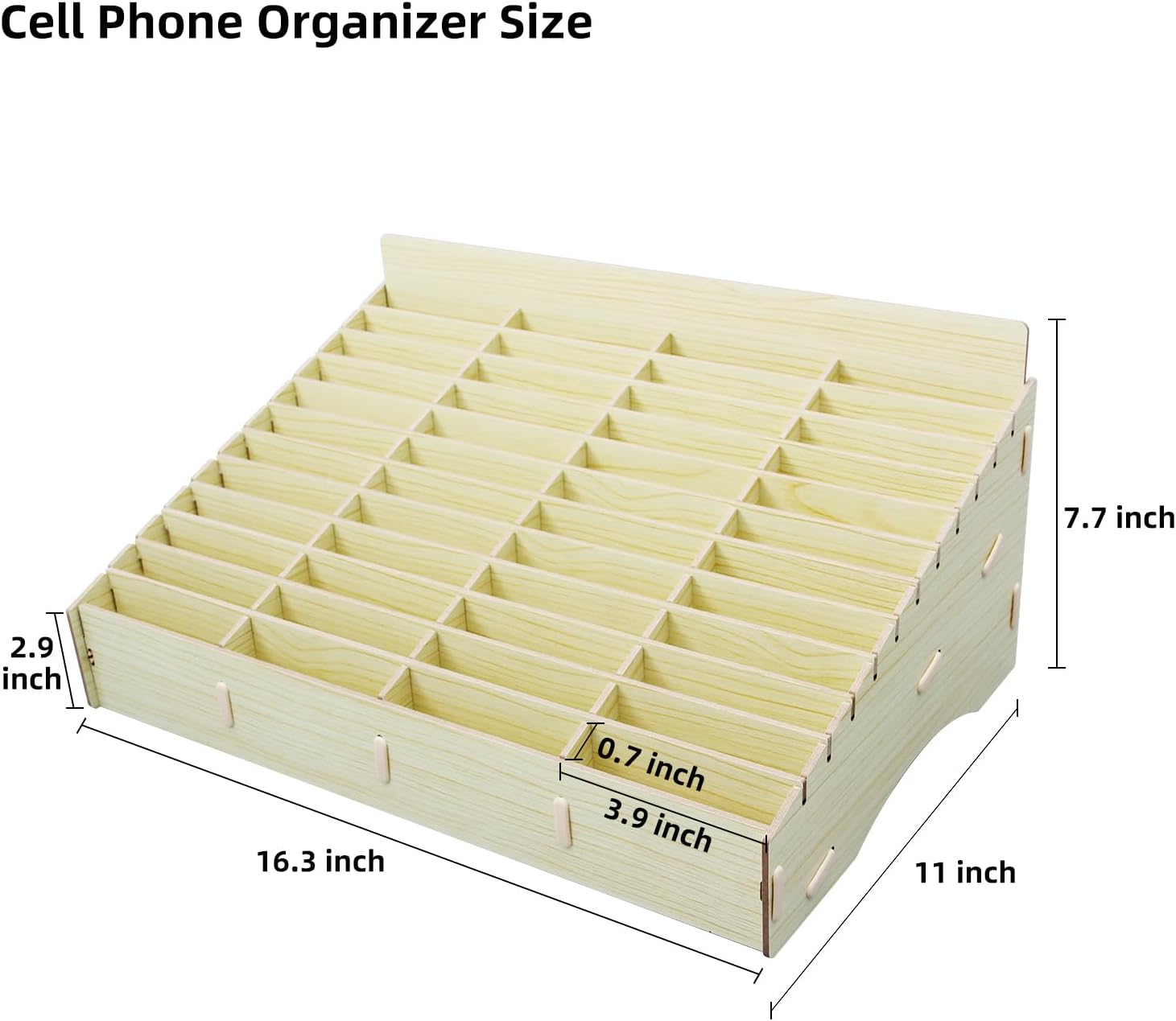 Wooden Mobile Organizer Wooden Mobile Organizer