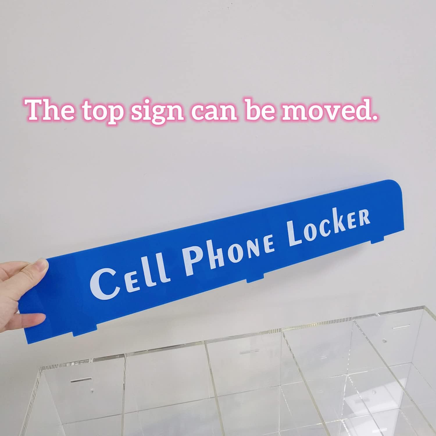 20-Slot Acrylic Cell Phone Locker 20-Slot Acrylic Cell Phone Locker