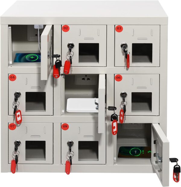 9-Slot Cell Phone Charging Locker