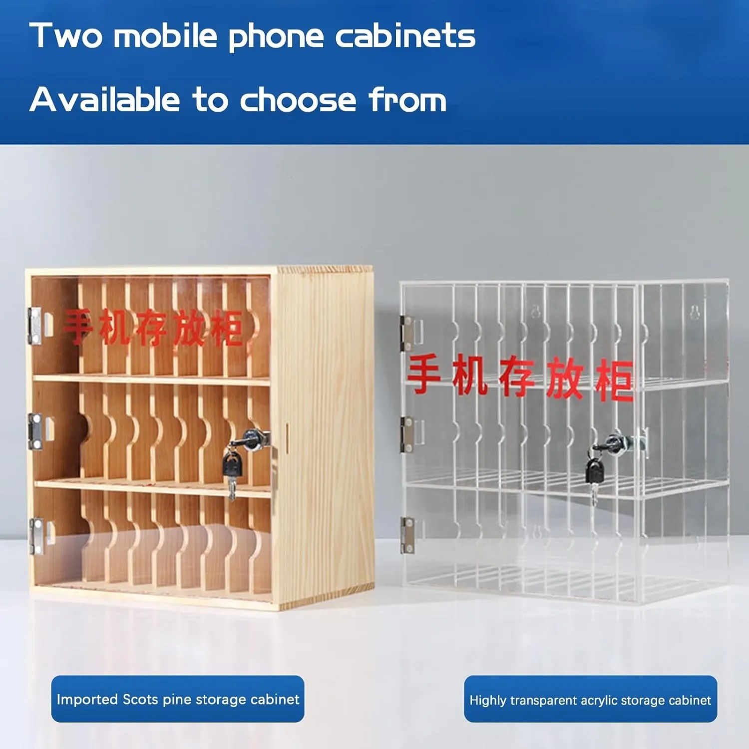 40 Slots Wood Cell Phone Holder 40 Slots Wood Cell Phone Holder