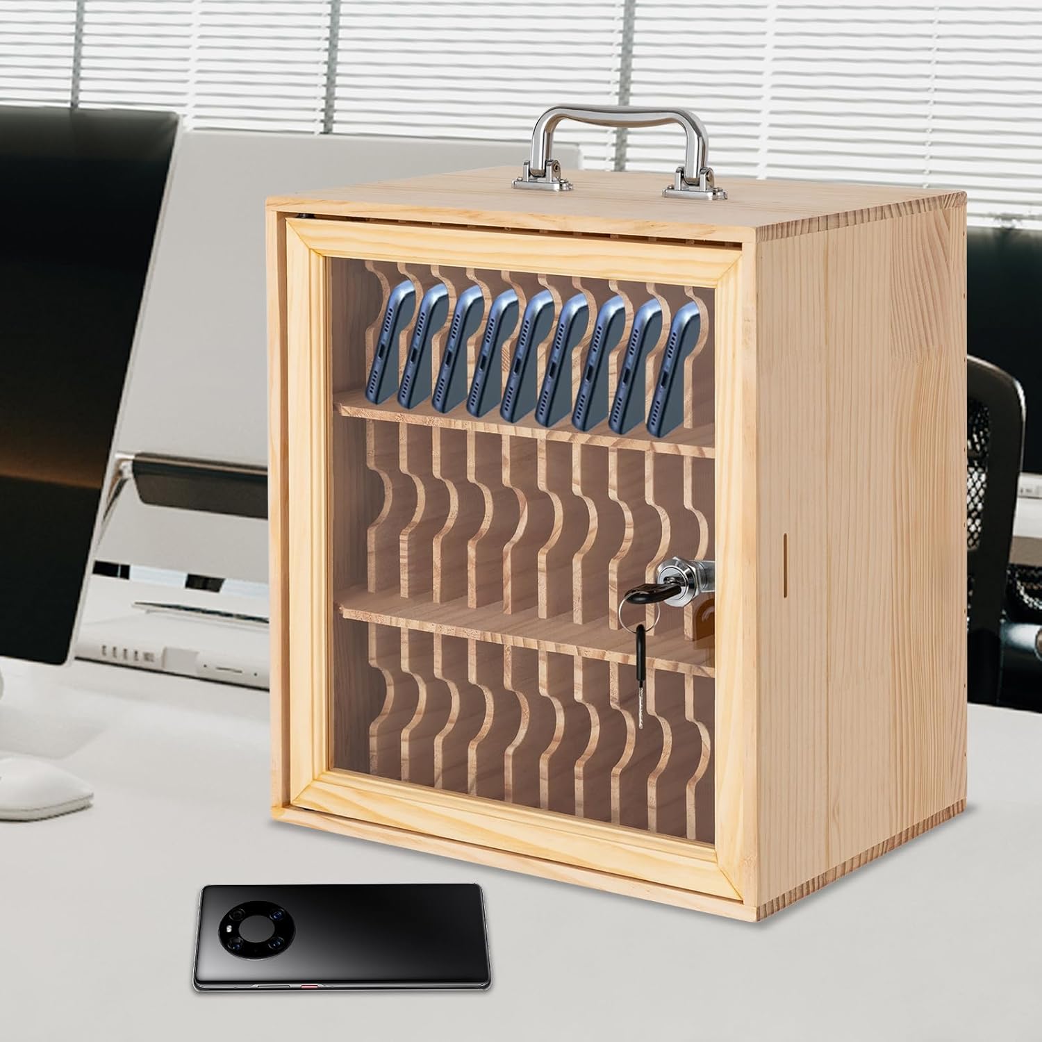 36 slots Cell Phone Storage Cabinet 36 slots Cell Phone Storage Cabinet
