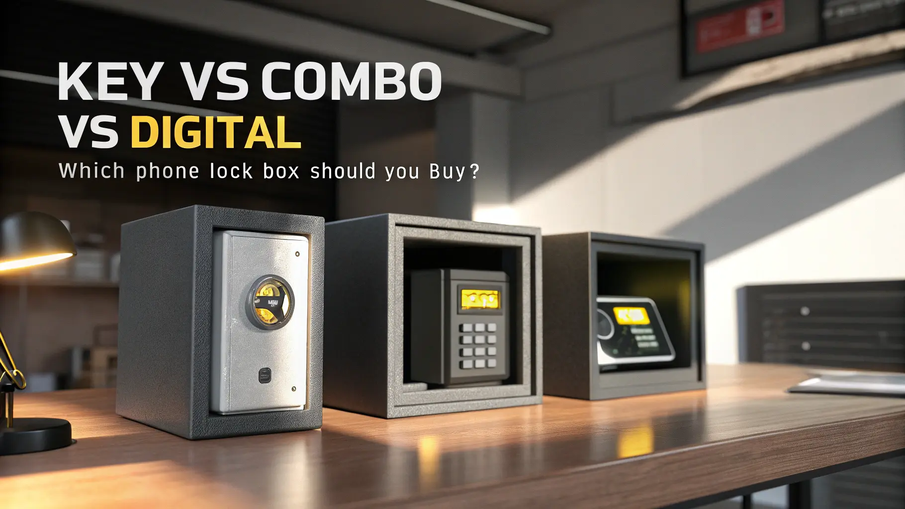 Phone Lock Box Buying Guide: Key vs Digital vs Combination