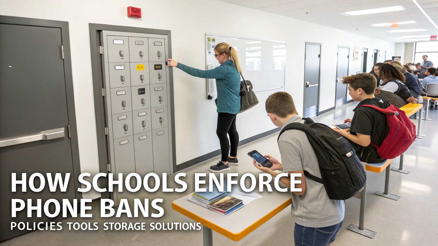 How Schools Enforce Cell Phone Bans: Policies, Tools & Storage Solutions